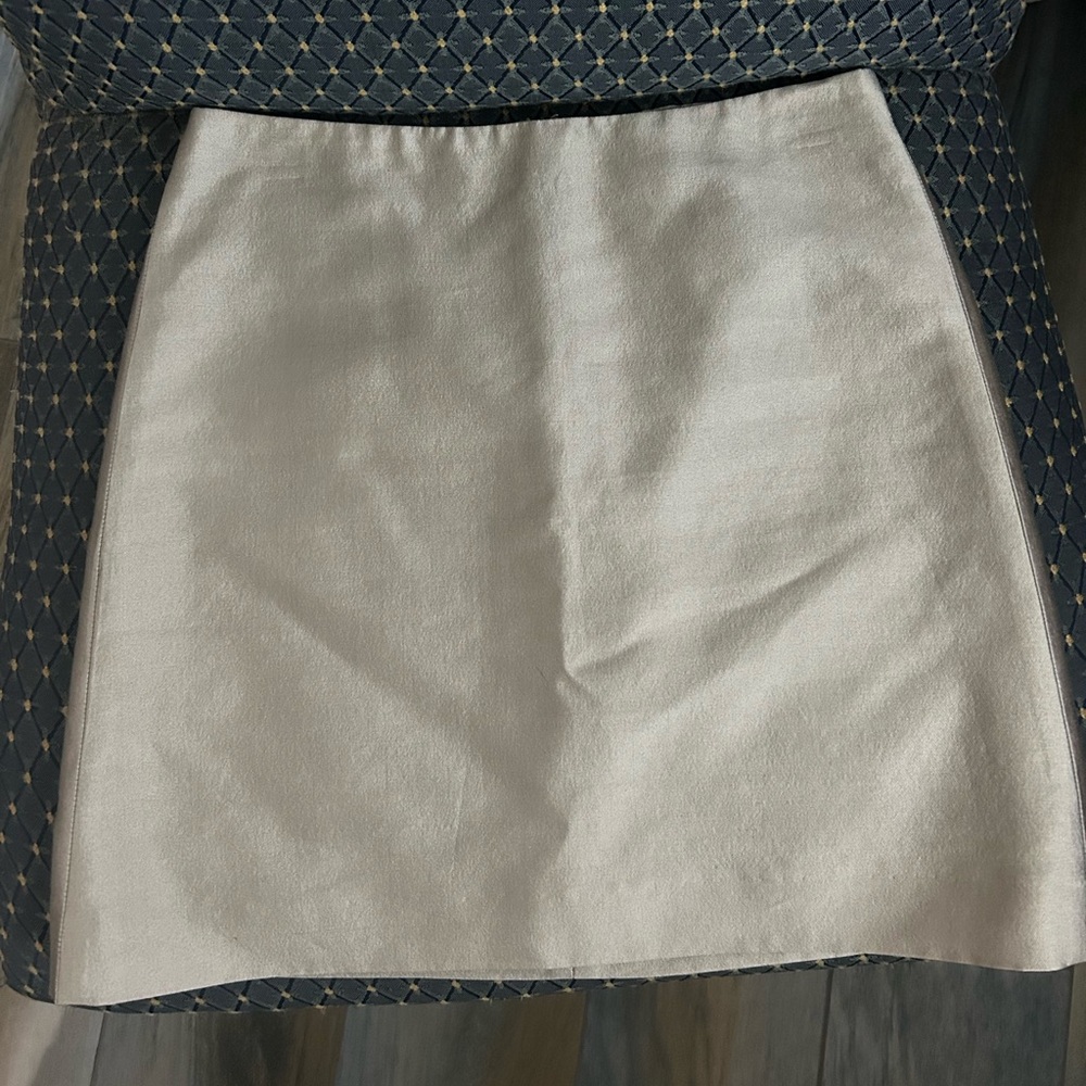 J.Crew silver skirt